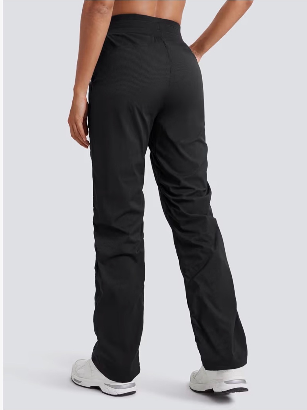 CRZ YOGA Straight Leg light breathable Pants in Black